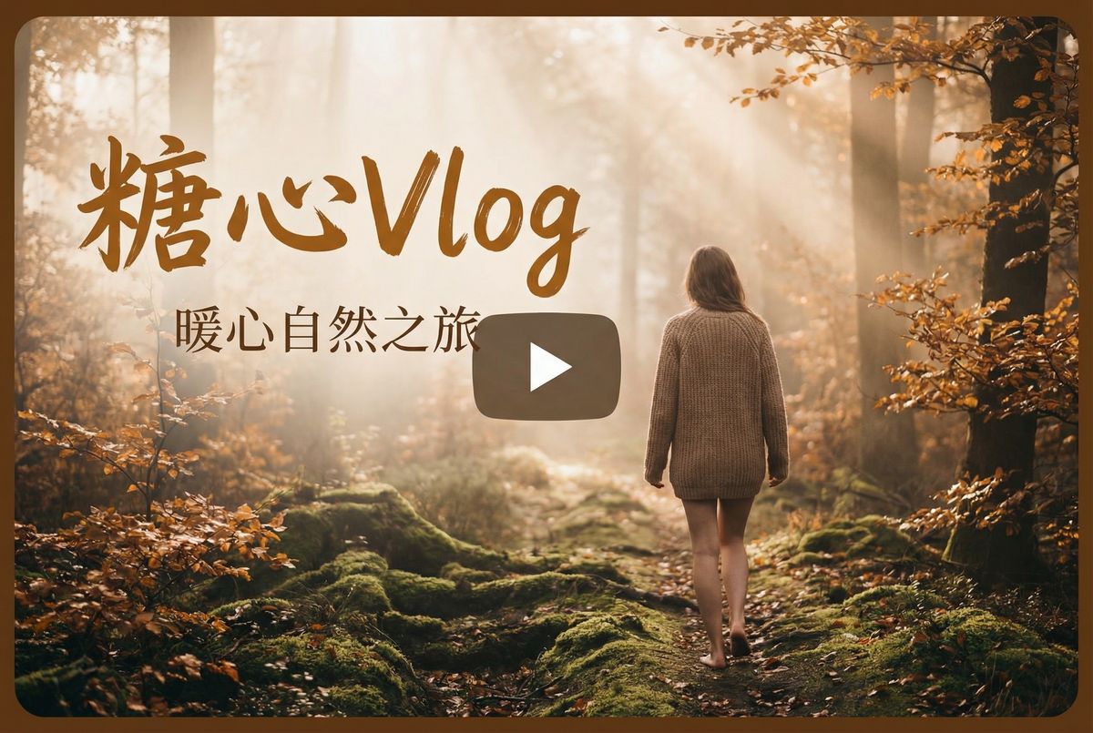 糖心Vlog自然生活视频 - 秋日山林徒步Vlog